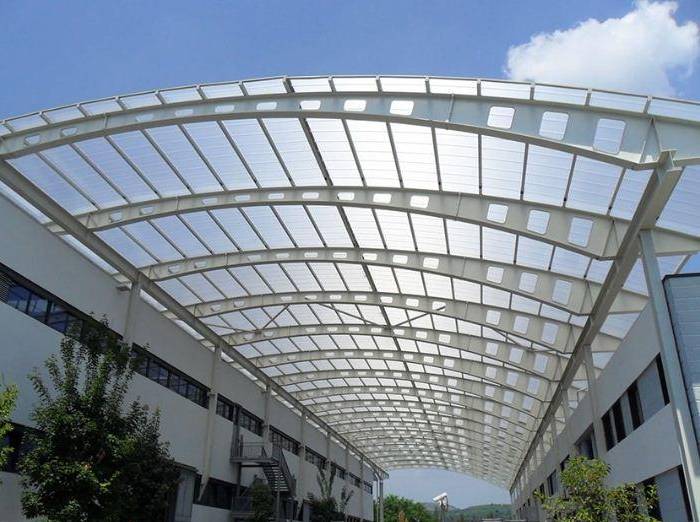 Polycarbonate roofing sheet